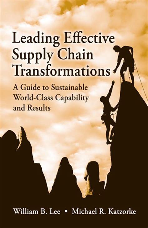 Leading Effective Supply Chain Transformations Ebook PDF